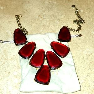 Kendra Scott Clear Berry Harlow stunning statement necklace 😍